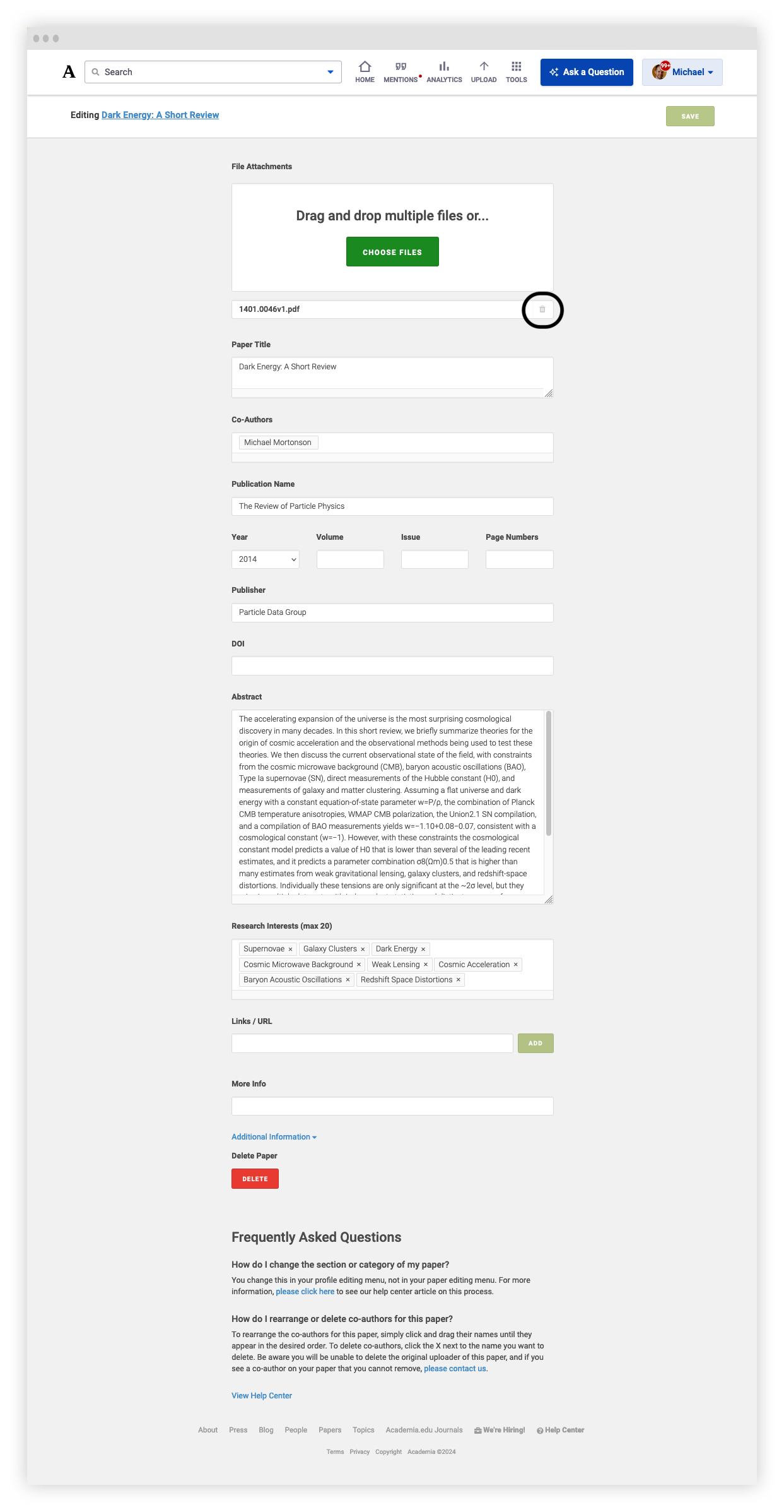 Editing Your Paper's Full Text or Copy (Attachment) – Academia Support
