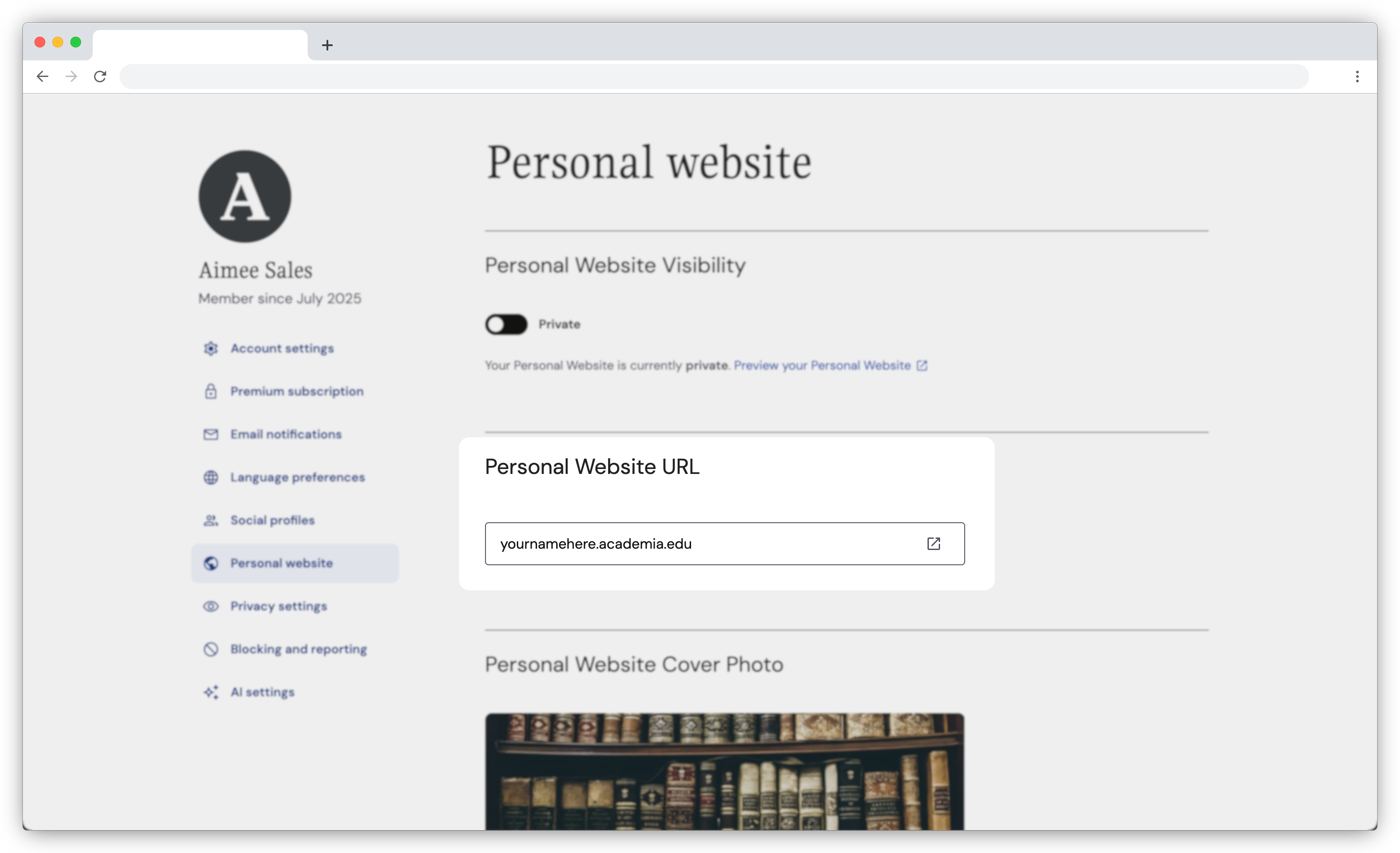 Account Settings - Personal Website - URL.png